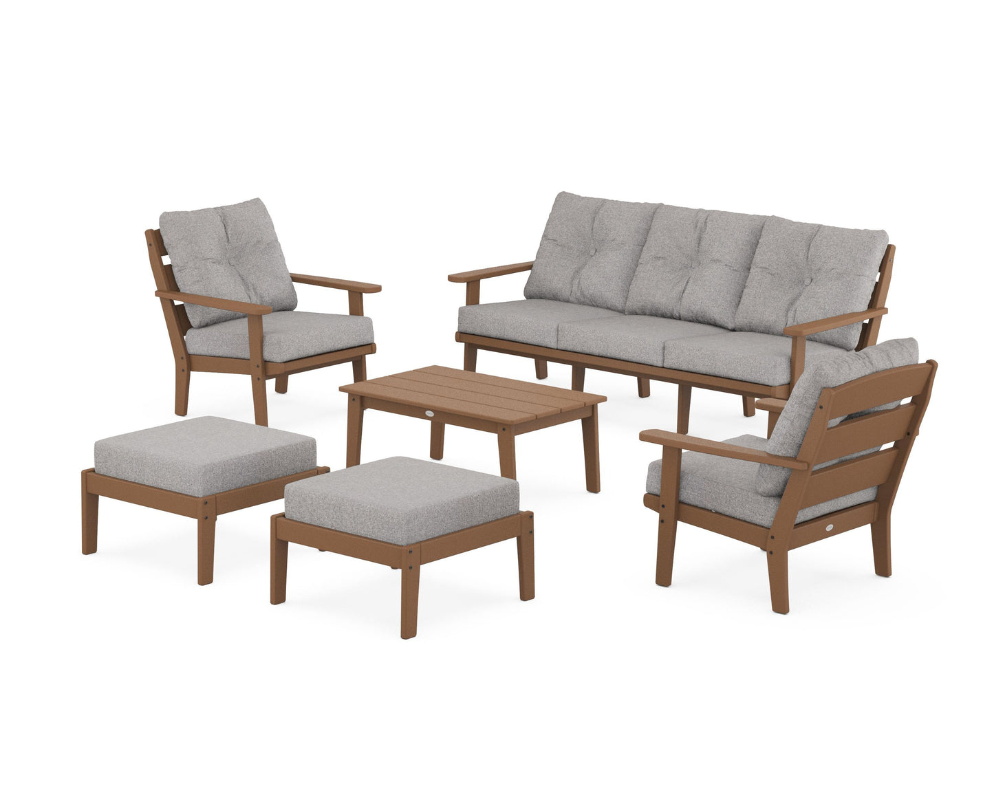 Lakeside 6-Piece Lounge Sofa Set