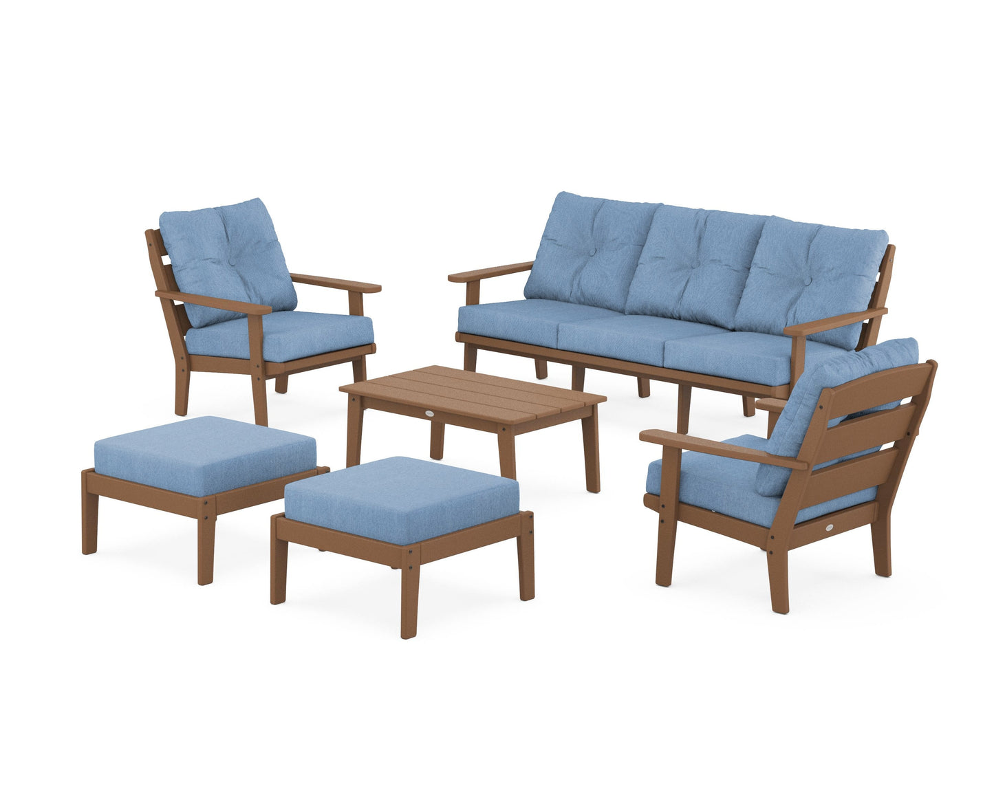 Lakeside 6-Piece Lounge Sofa Set