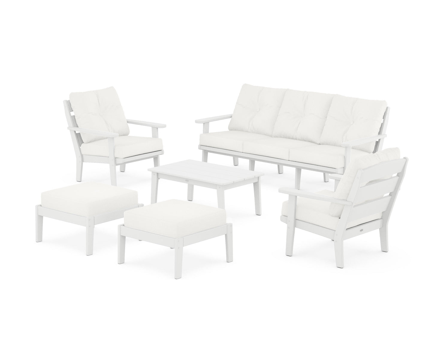 Lakeside 6-Piece Lounge Sofa Set