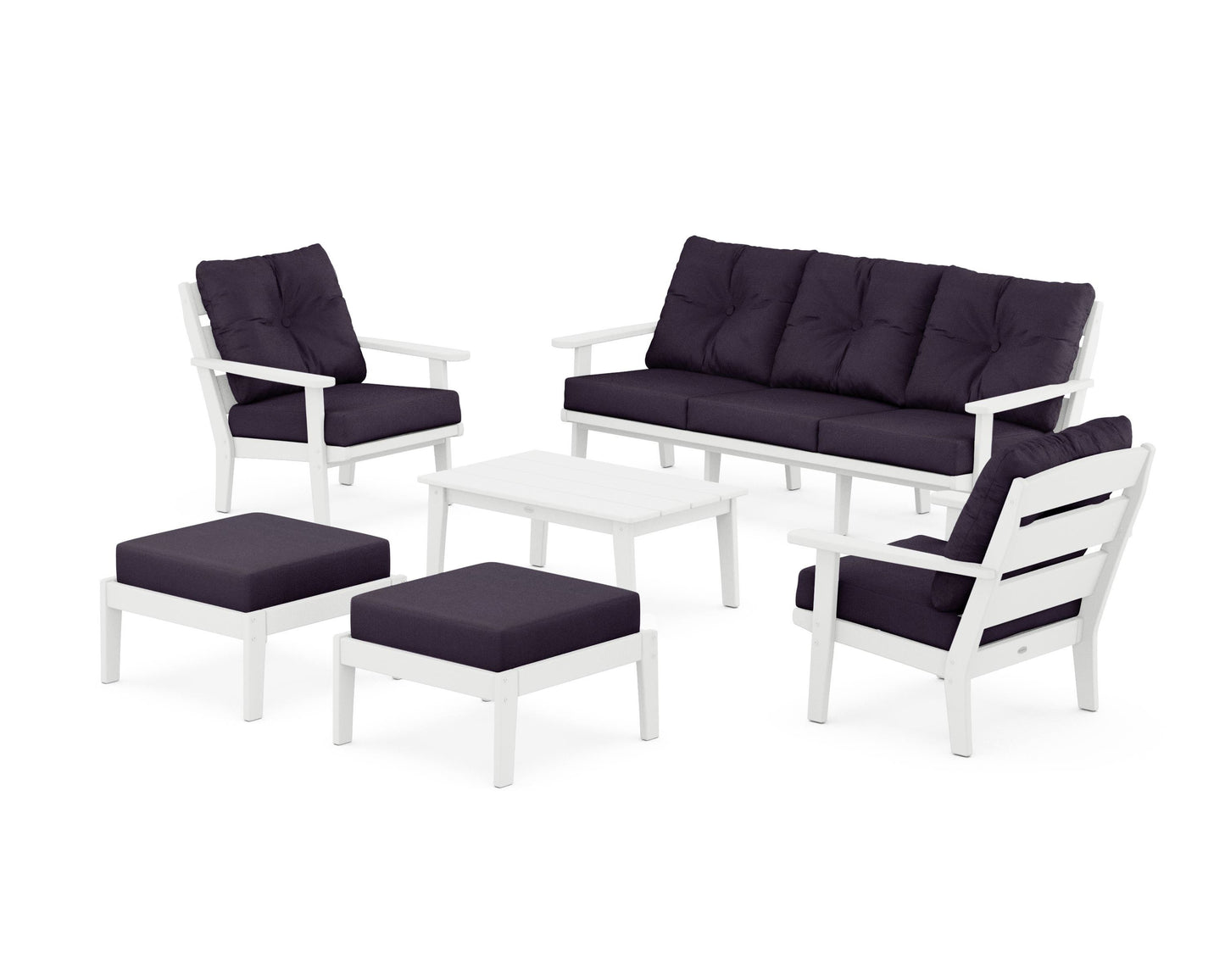 Lakeside 6-Piece Lounge Sofa Set