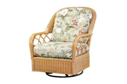 Indoor Classic Rattan Swivel Rocker