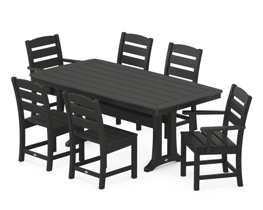Lakeside 7-Piece Dining Set with Trestle Legs