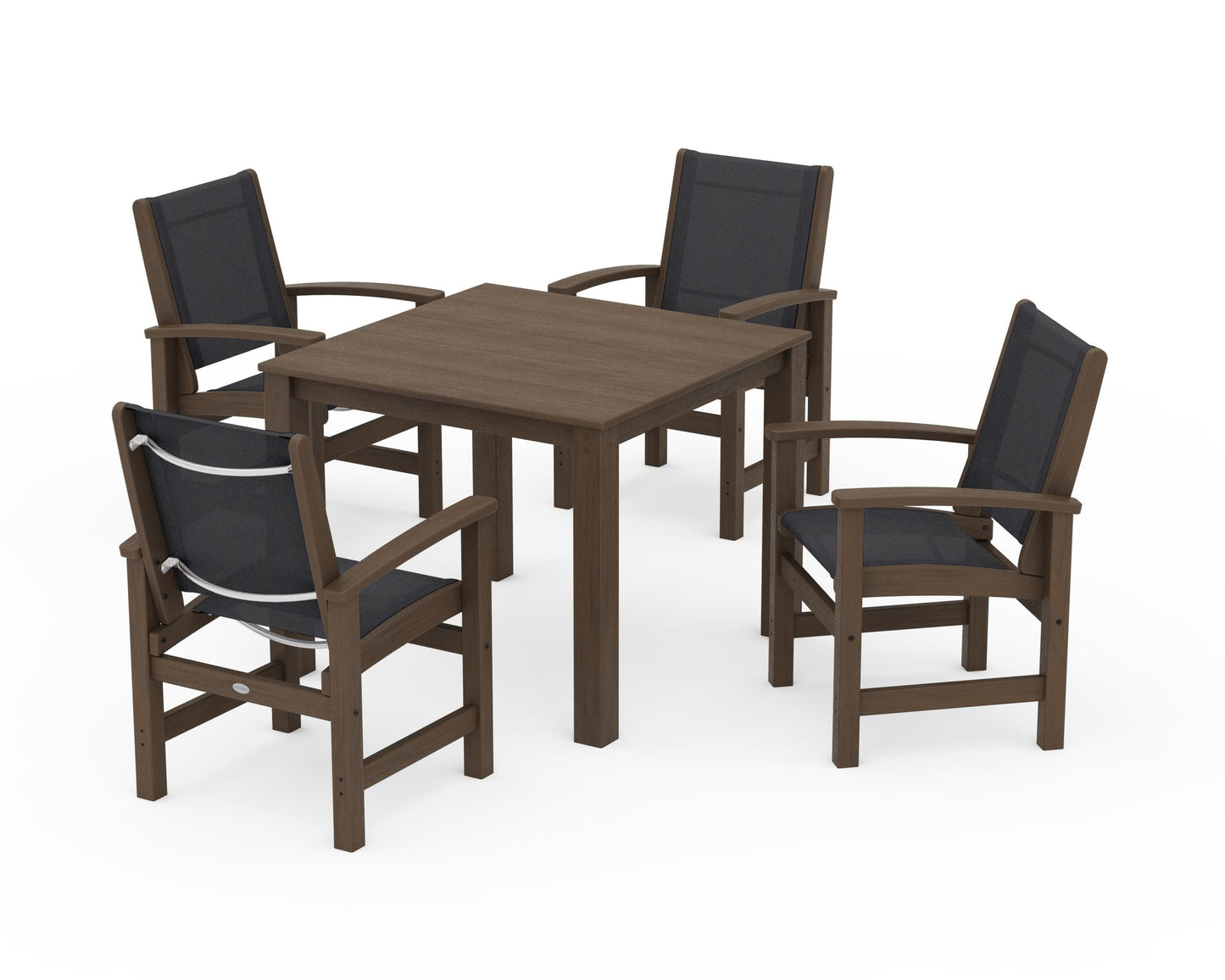 Coastal 5-Piece Parsons Dining Set
