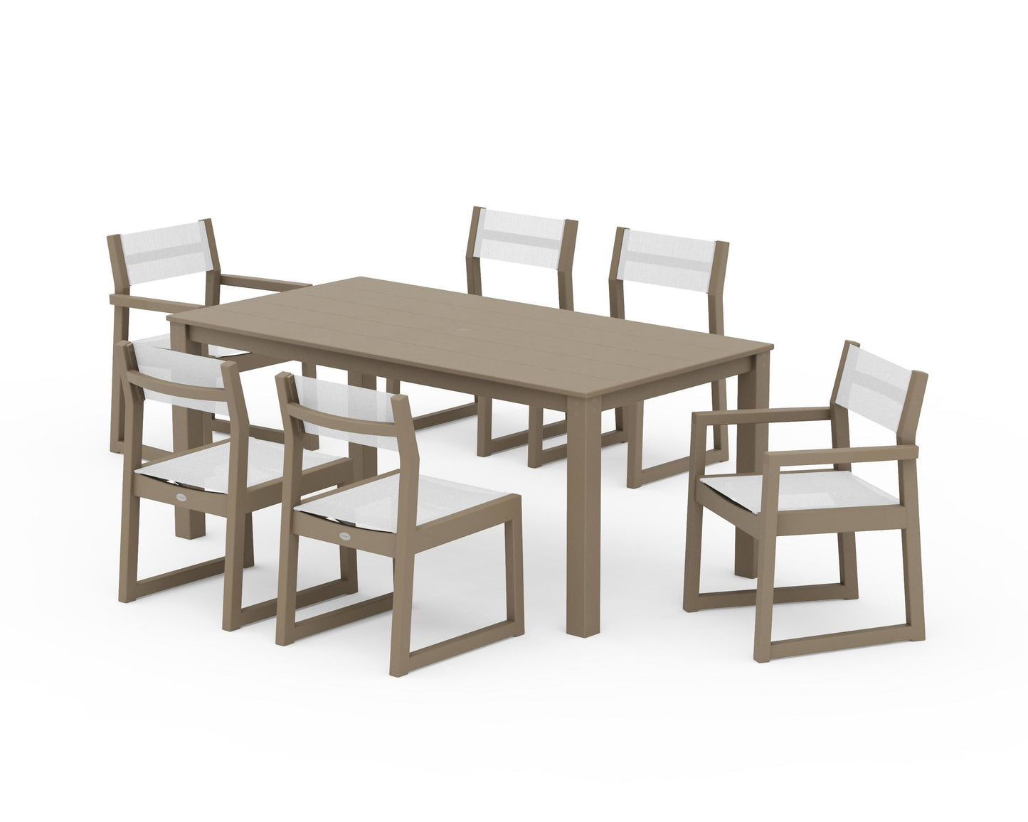 EDGE Sling 7-Piece Parsons Dining Set
