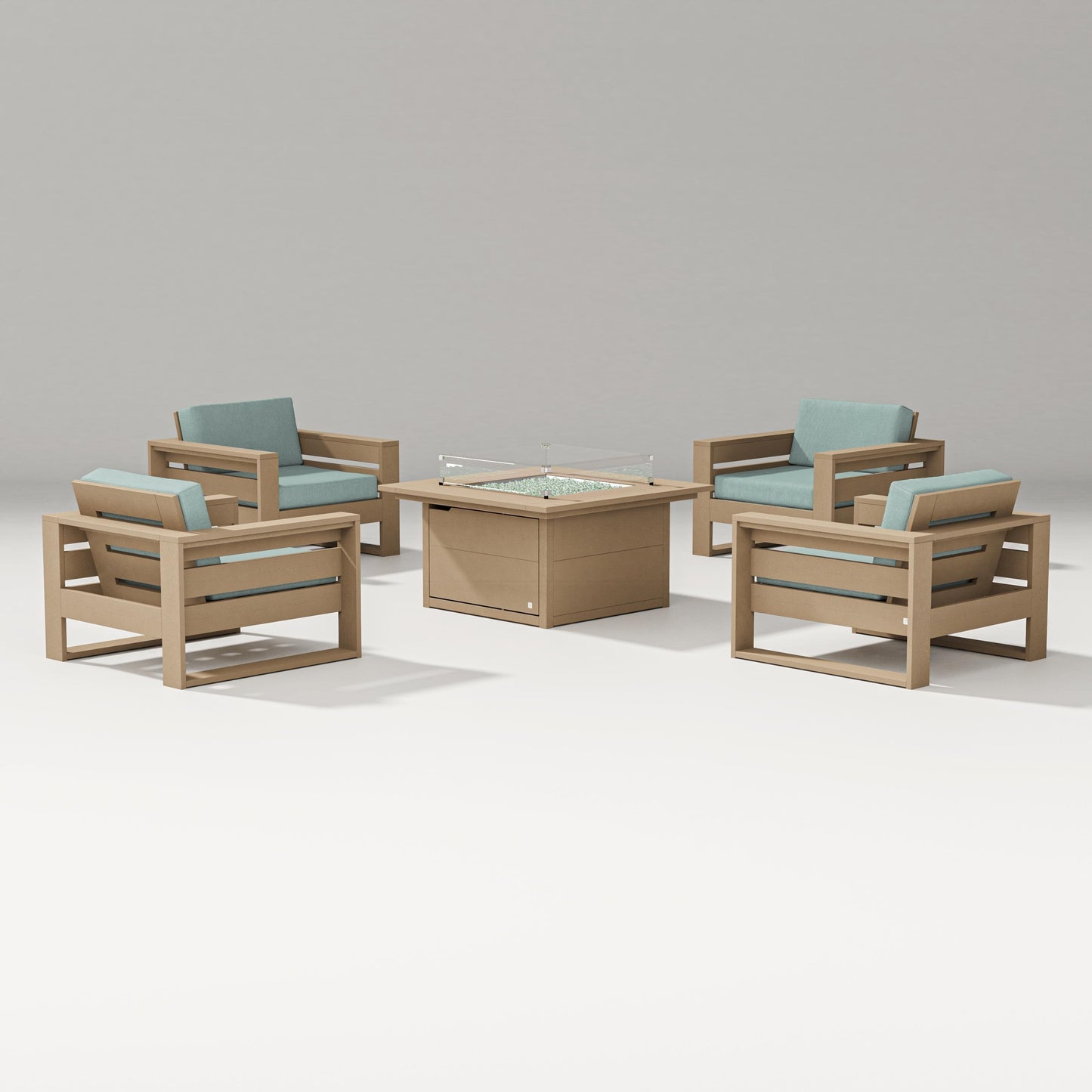 Latitude 5-Piece Lounge Fire Table Set