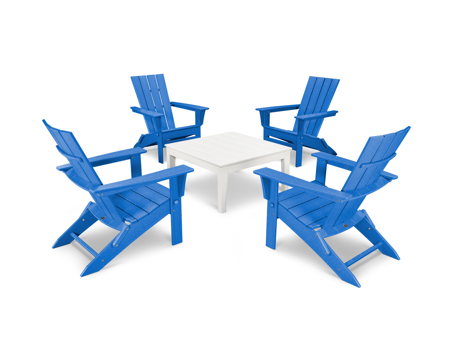 Quattro Folding Chair 5-Piece Conversation Set