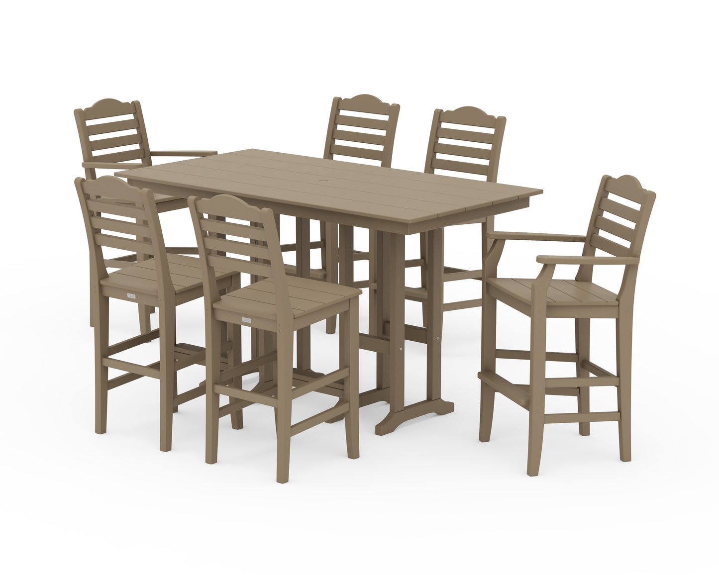Savannah 7-Piece Farmhouse Bar Set