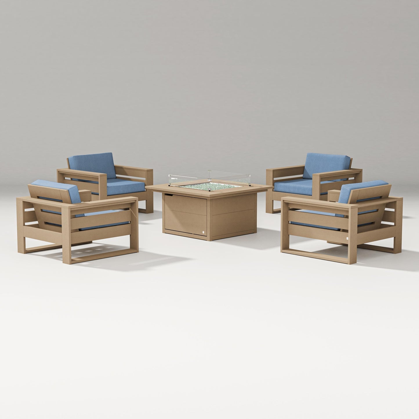 Latitude 5-Piece Lounge Fire Table Set