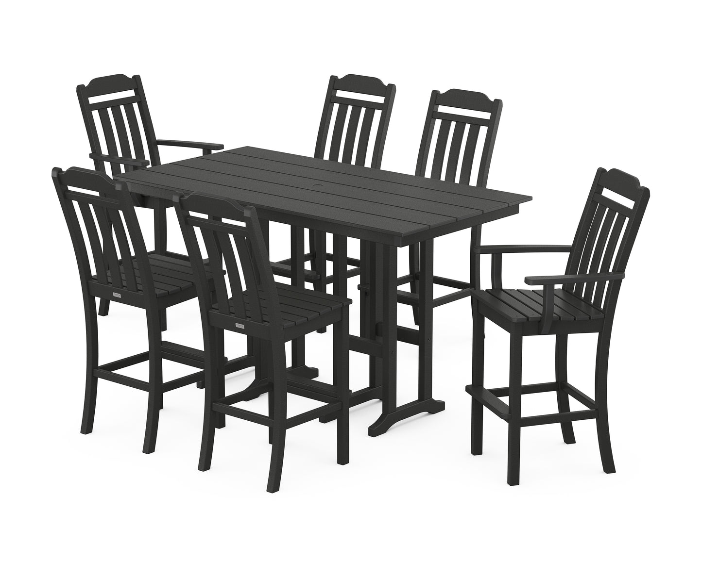 Cottage 7-Piece Farmhouse Bar Set