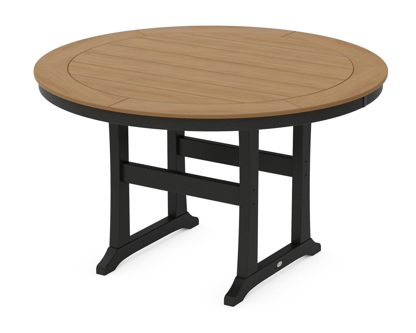 Nautical Trestle 60" Round Counter Table