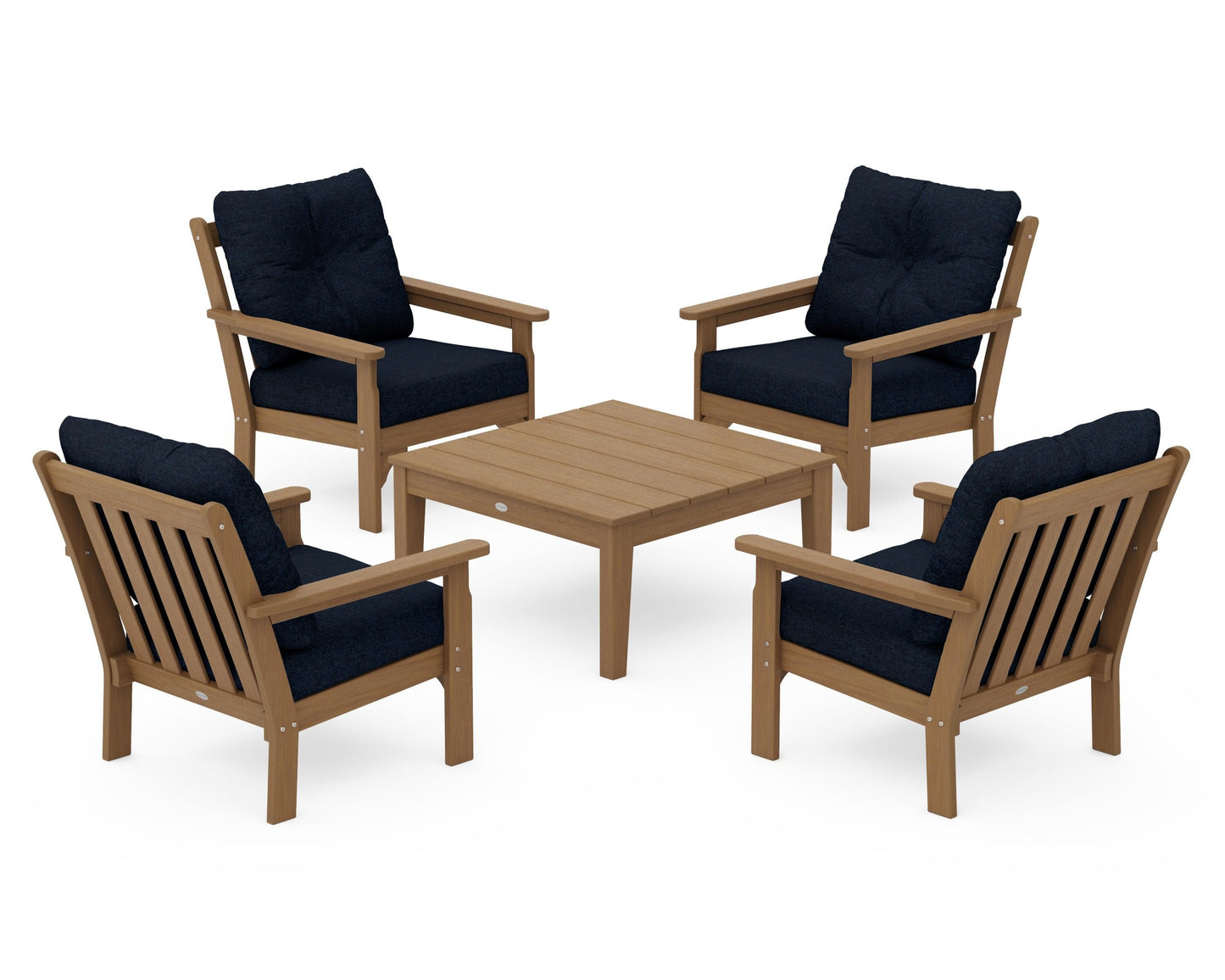 Vineyard 5-Piece Deep Seating Conversation Set