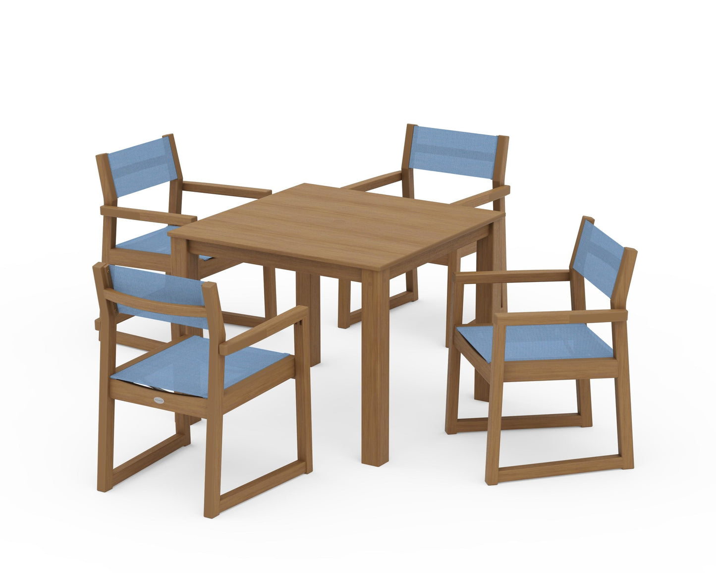 EDGE Sling Arm Chair 5-Piece Parsons Dining Set
