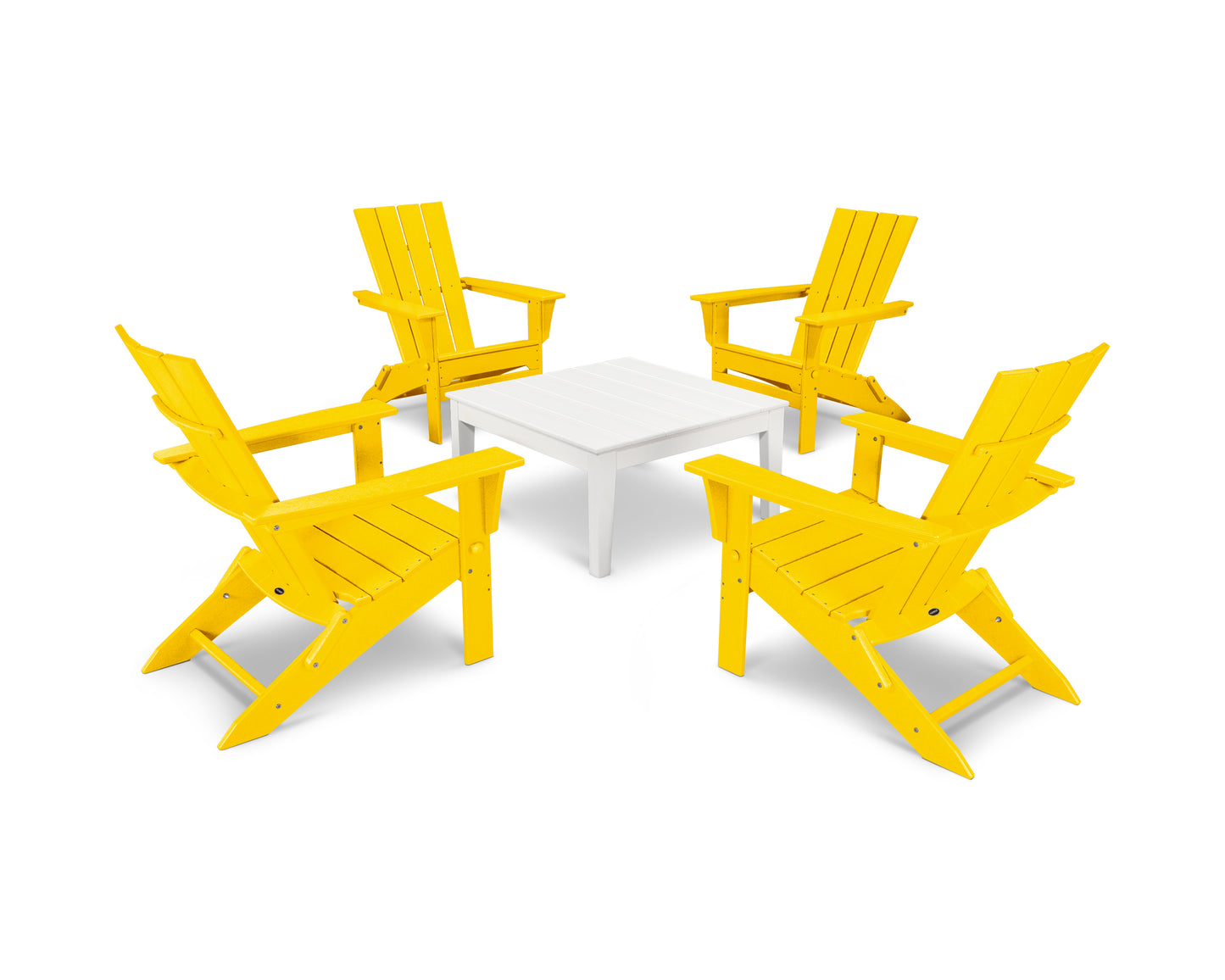 Quattro Folding Chair 5-Piece Conversation Set
