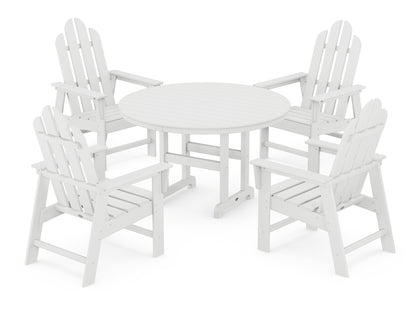 Long Island 5-Piece Round Farmhouse Dining Set