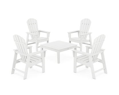 5-Piece South Beach Casual Chair Conversation Set with 36" Conversation Table