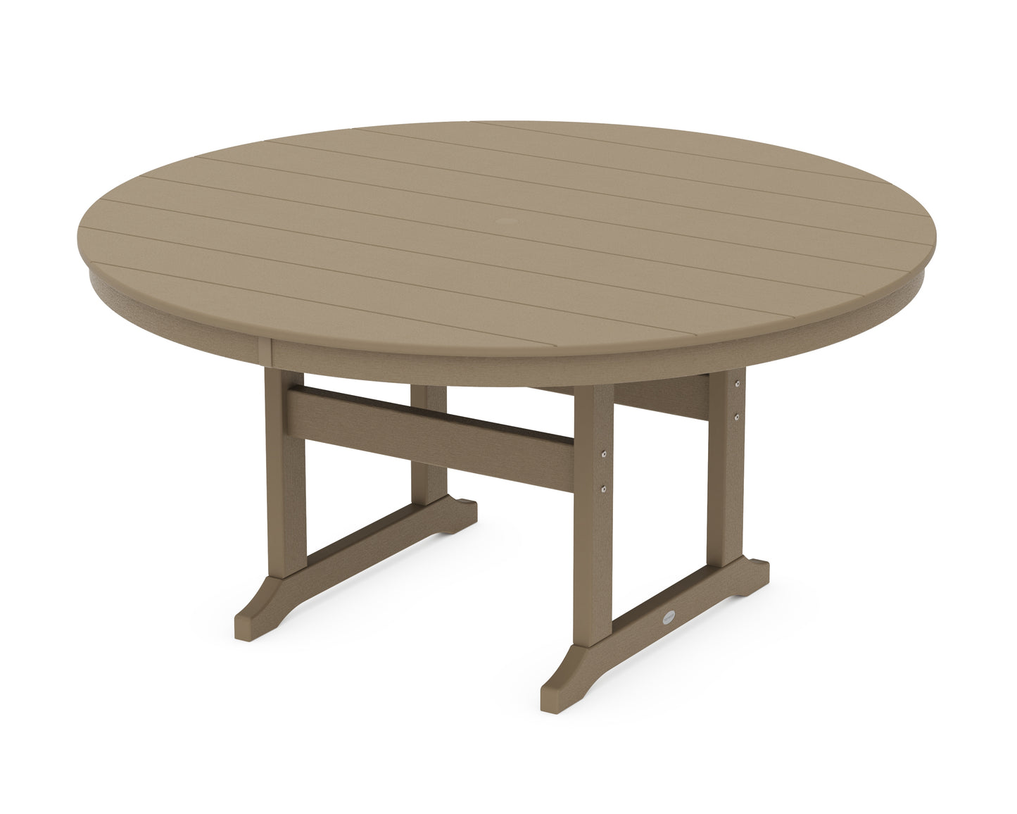 60" Round Farmhouse Dining Table