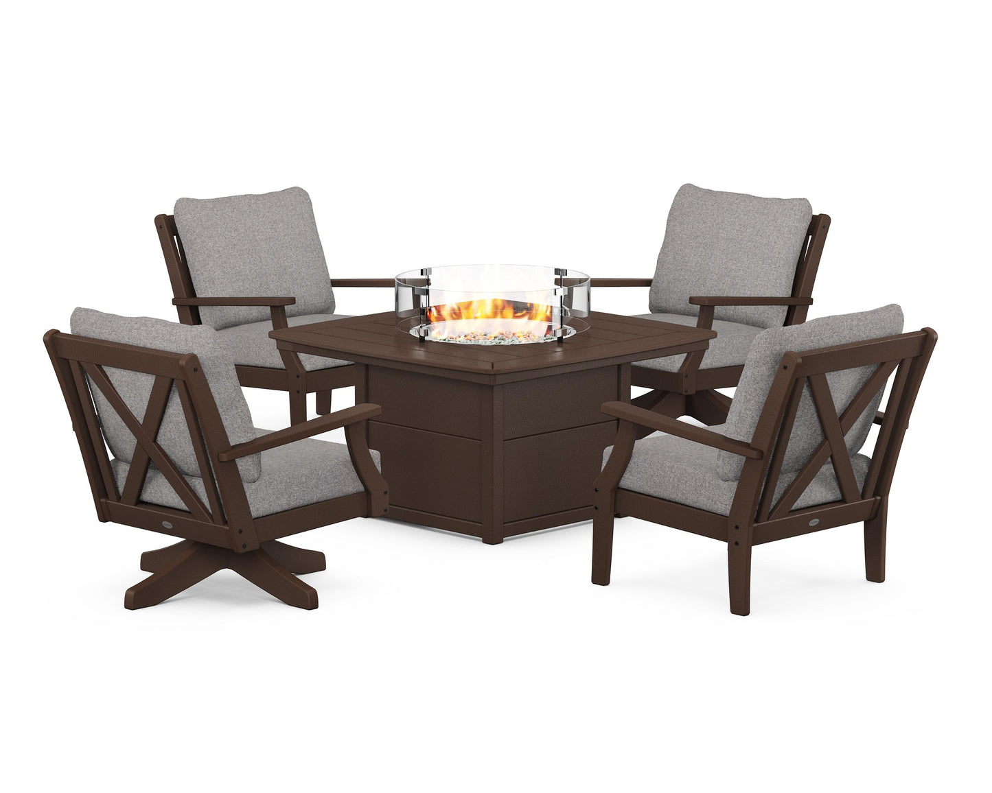 Braxton 5-Piece Deep Seating Set with Fire Table