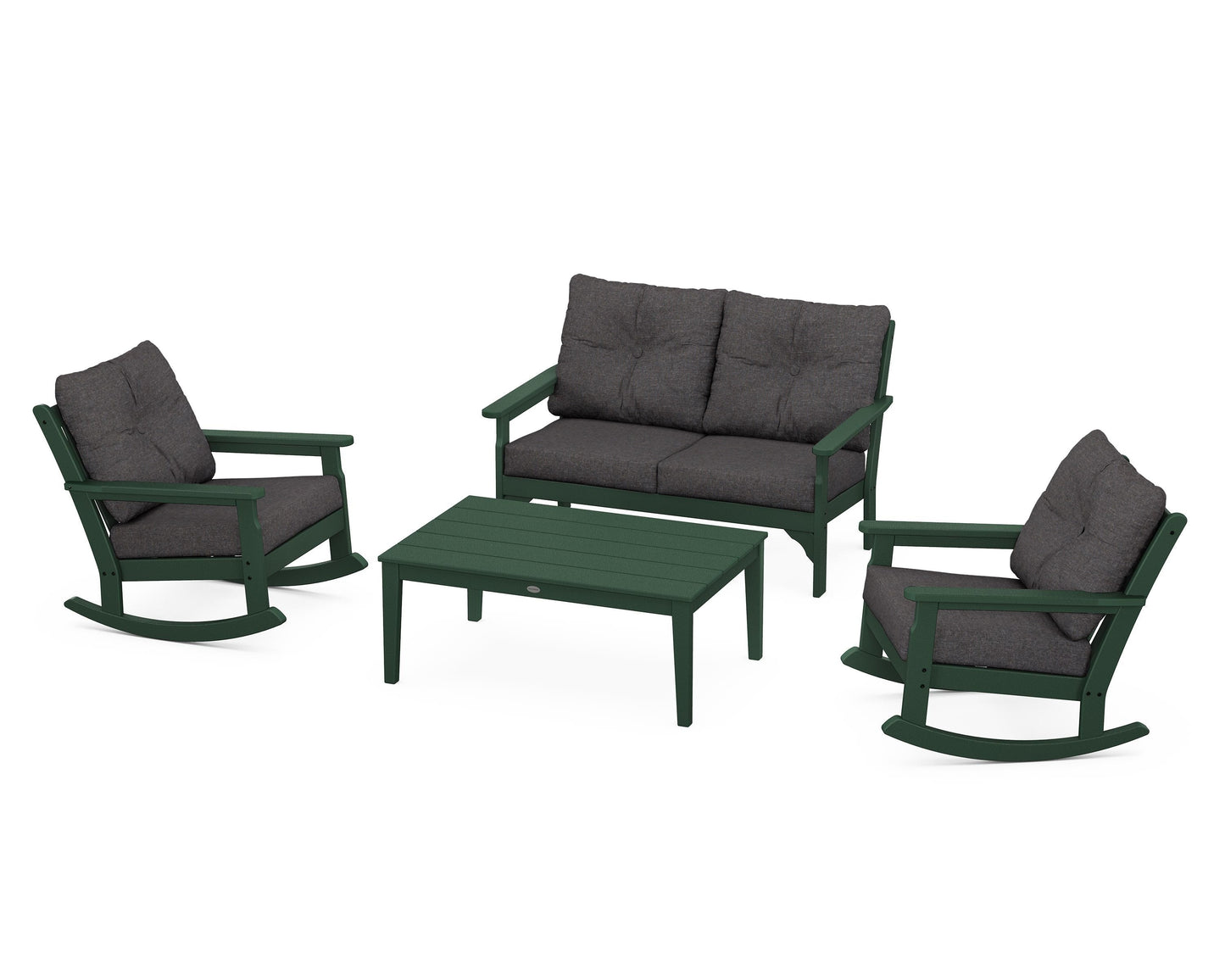 Vineyard 4-Piece Deep Seating Rocking Chair Set