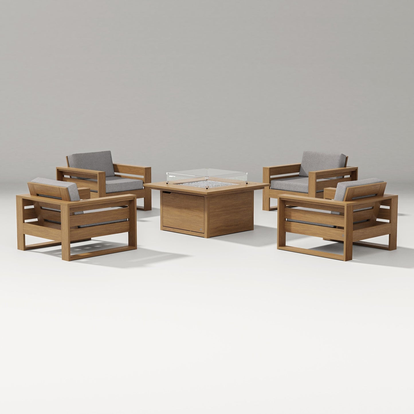 Latitude 5-Piece Lounge Fire Table Set