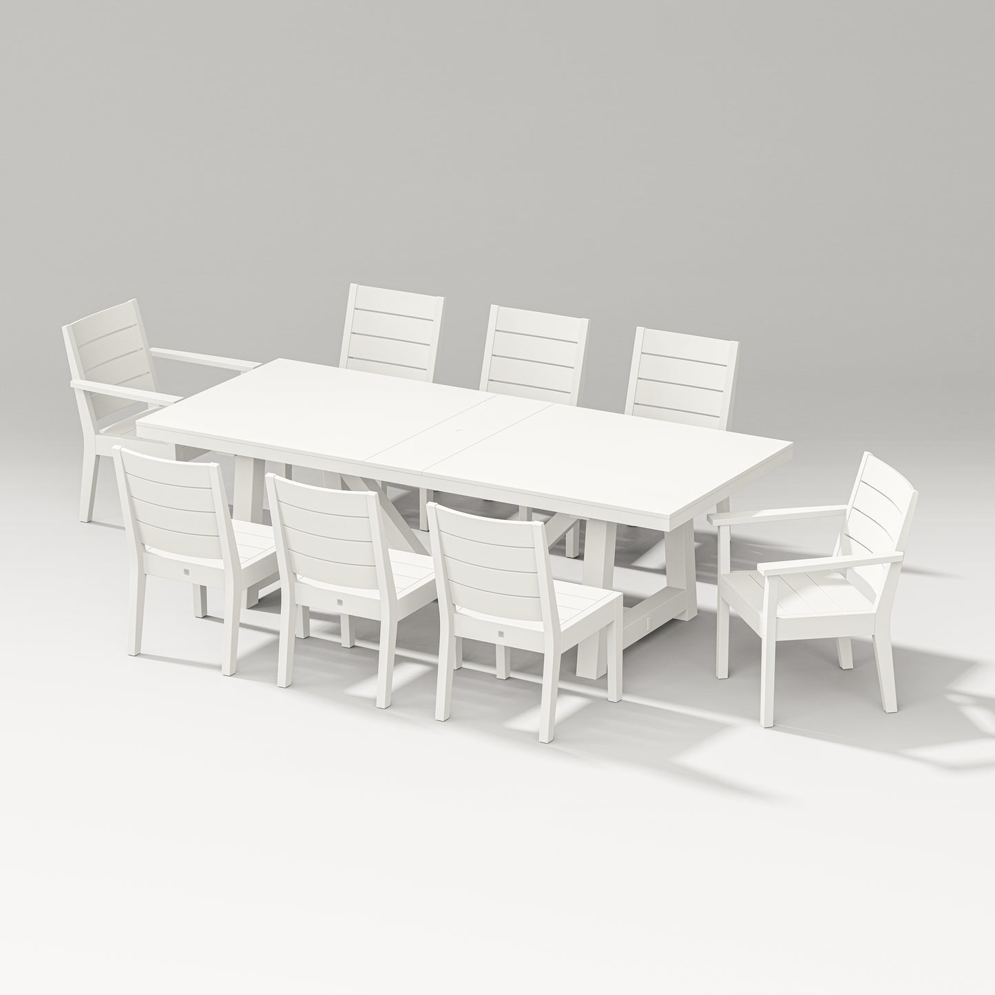 Latitude 9-Piece A-Frame Table Dining Set