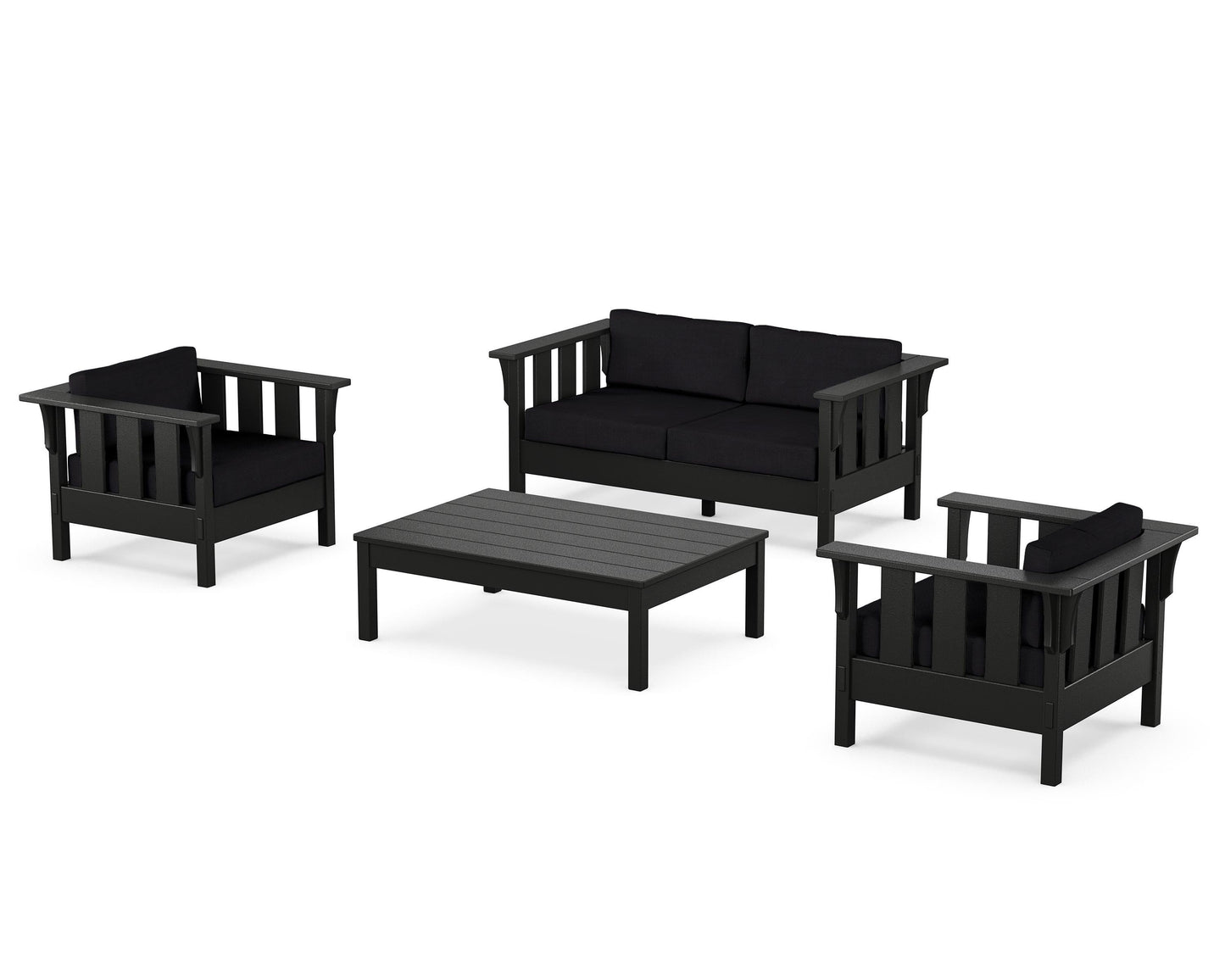 Acadia 4-Piece Deep Seating Set with Loveseat