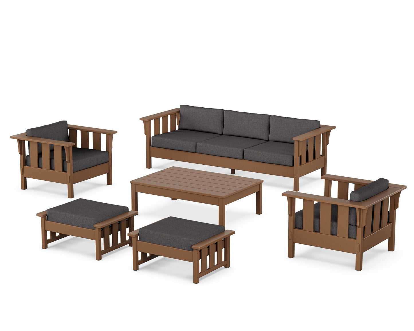 Acadia 6-Piece Lounge Sofa Set