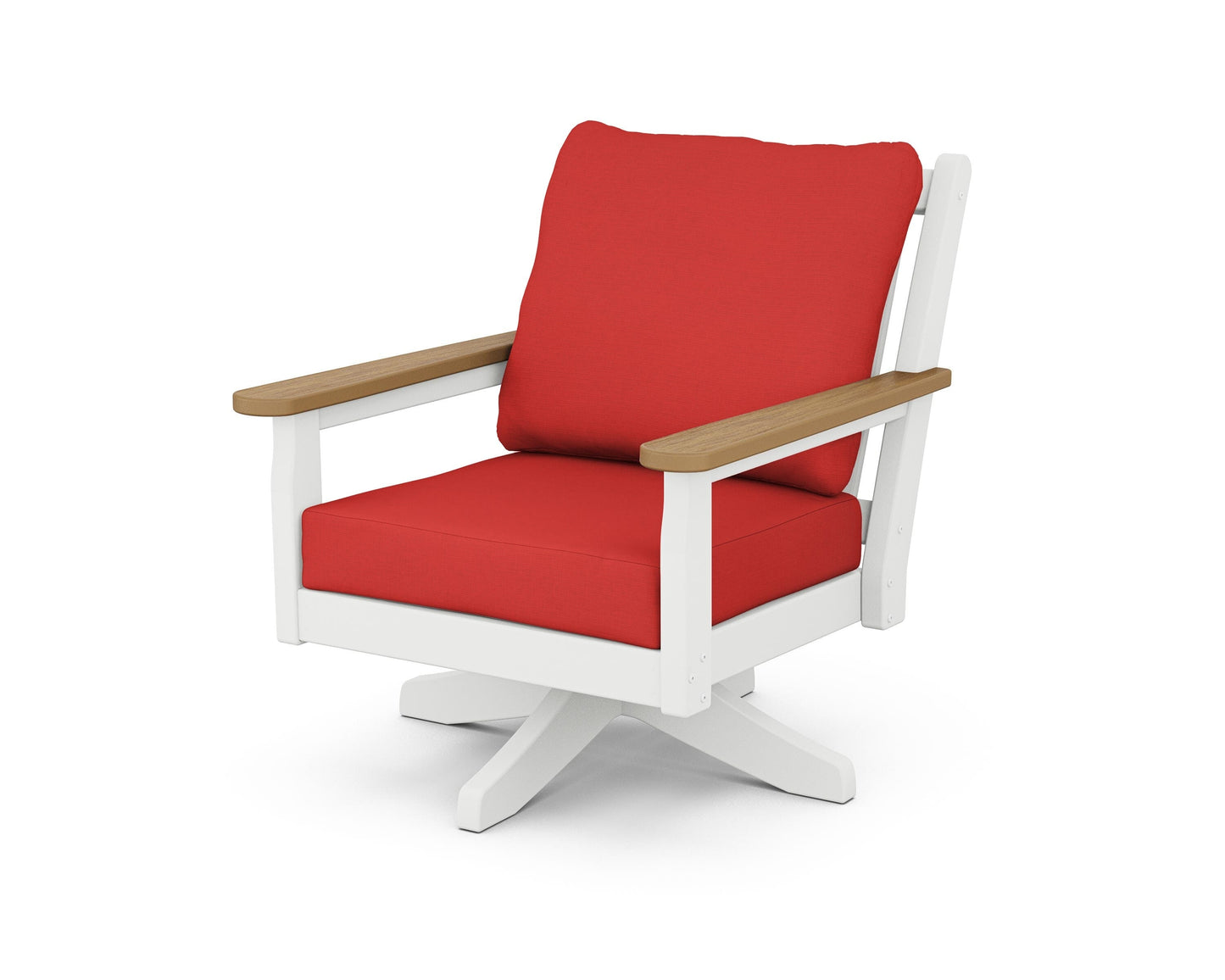 Chippendale Deep Seating Swivel Chair