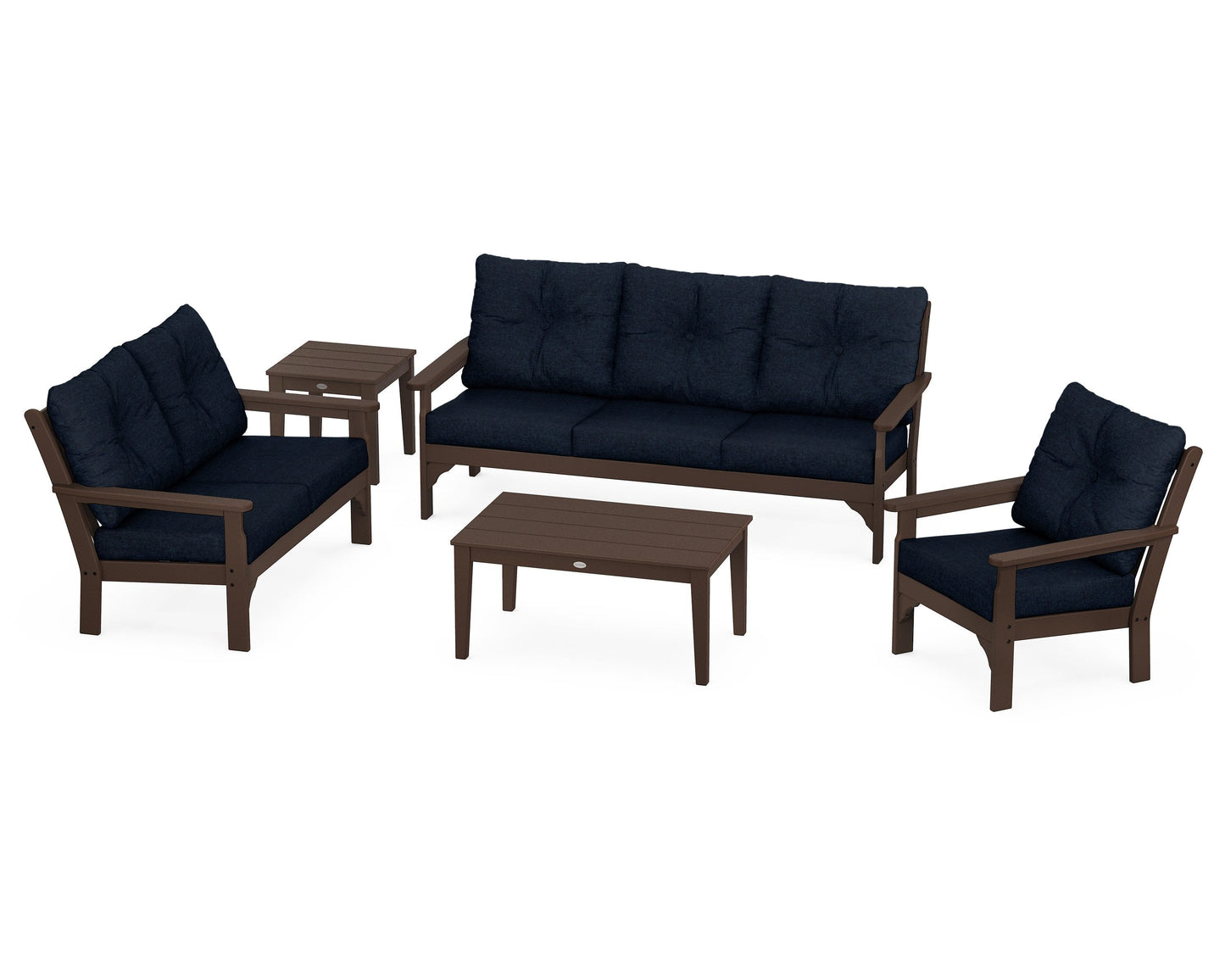 Vineyard 5 Piece Deep Seating Set
