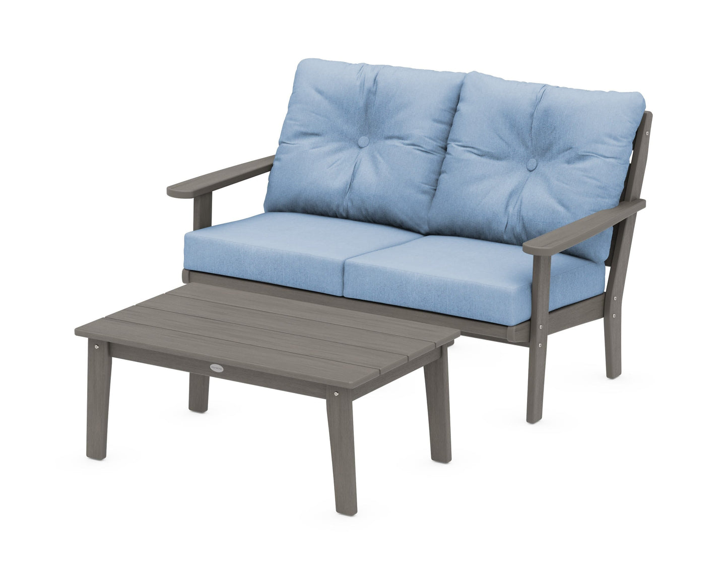 Lakeside 2-Piece Lounge Loveseat Set
