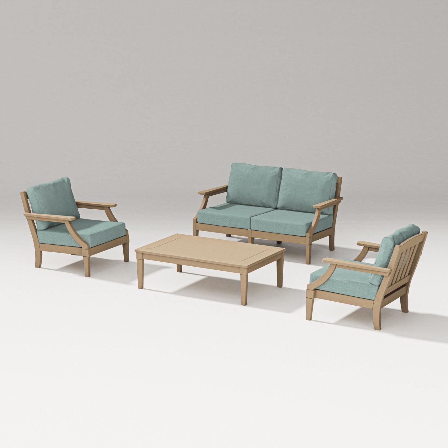 Estate Lounge 4-Piece Loveseat Set