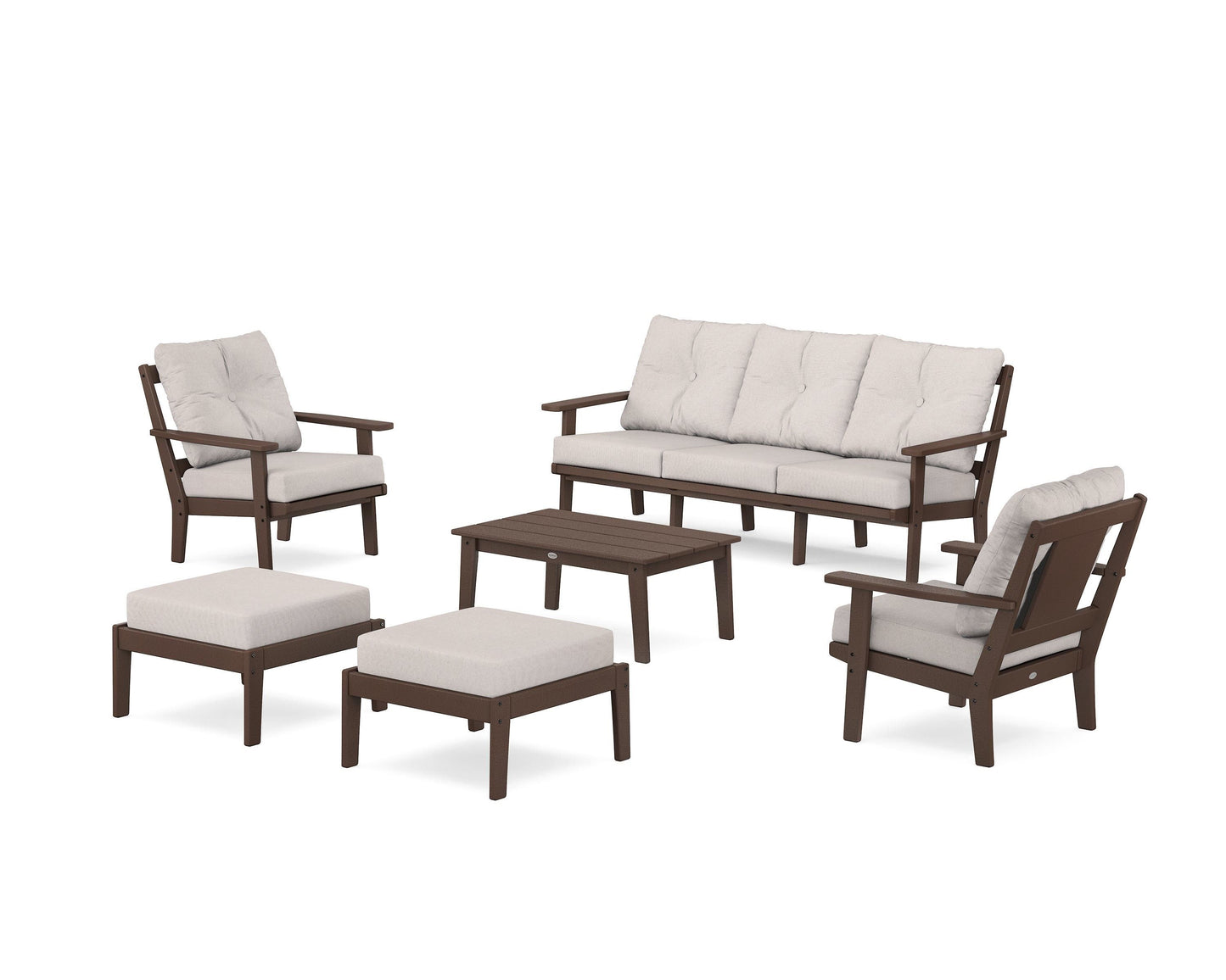 Prairie 6-Piece Lounge Sofa Set