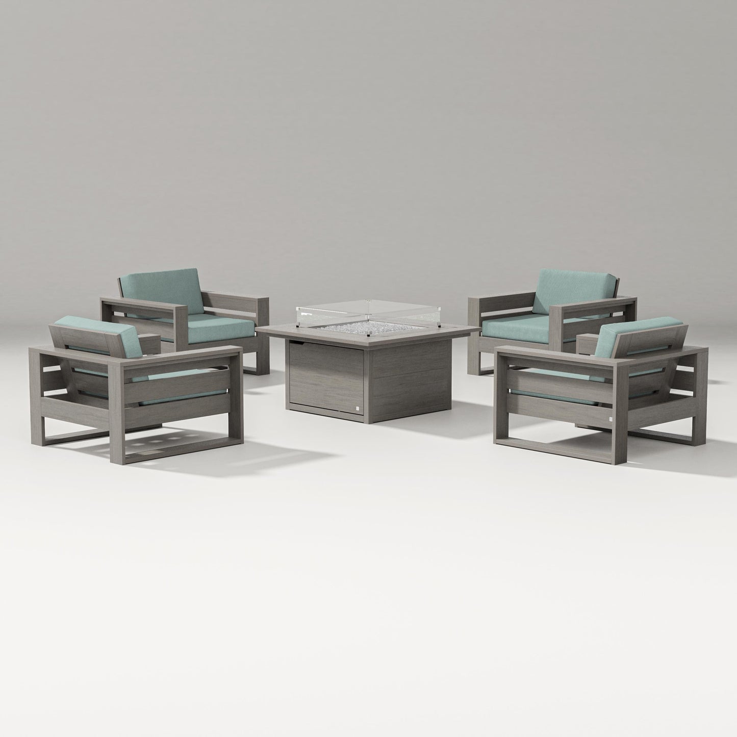 Latitude 5-Piece Lounge Fire Table Set