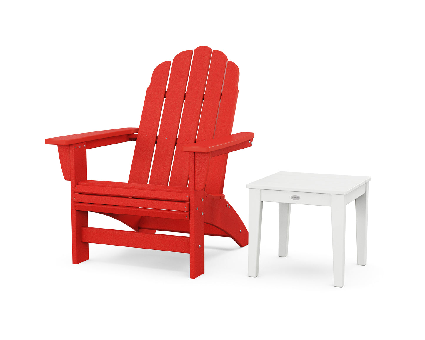 Vineyard Grand Adirondack Chair with Side Table