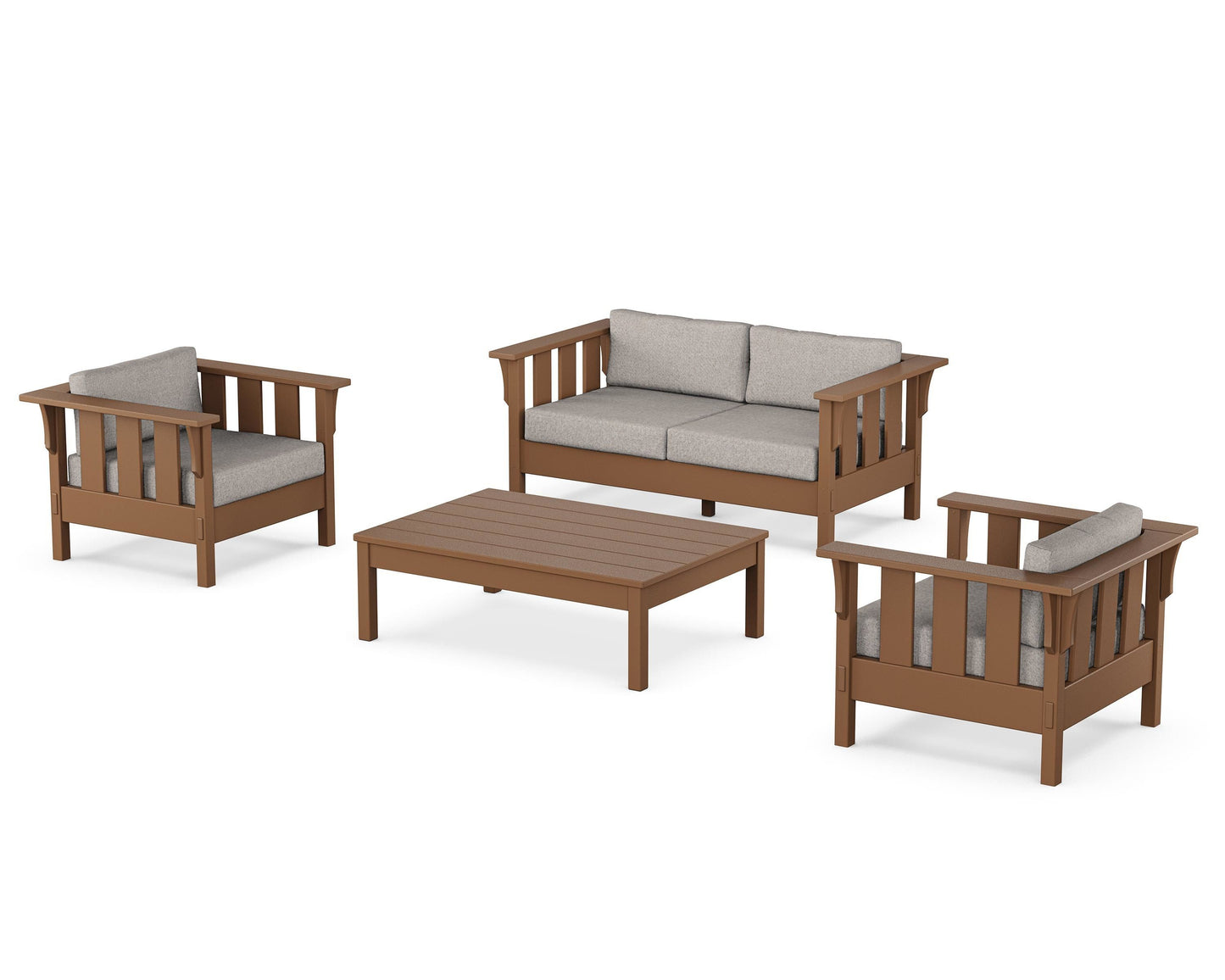Acadia 4-Piece Deep Seating Set with Loveseat