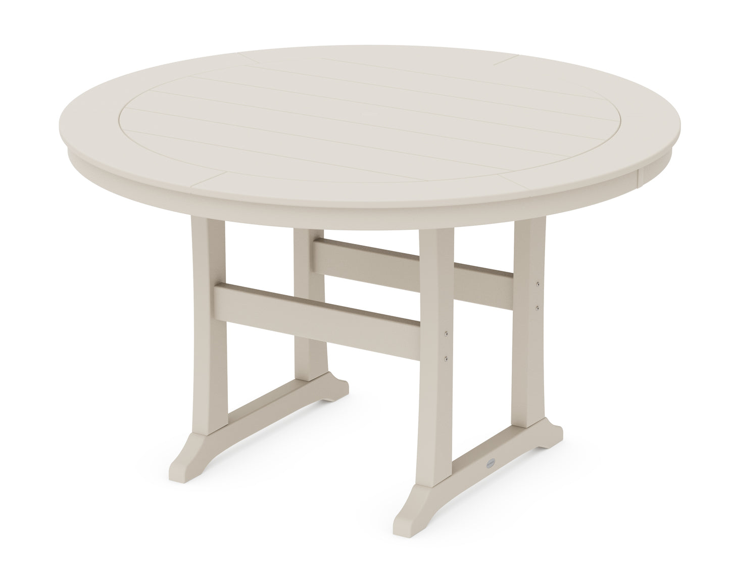 Nautical Trestle 60" Round Counter Table