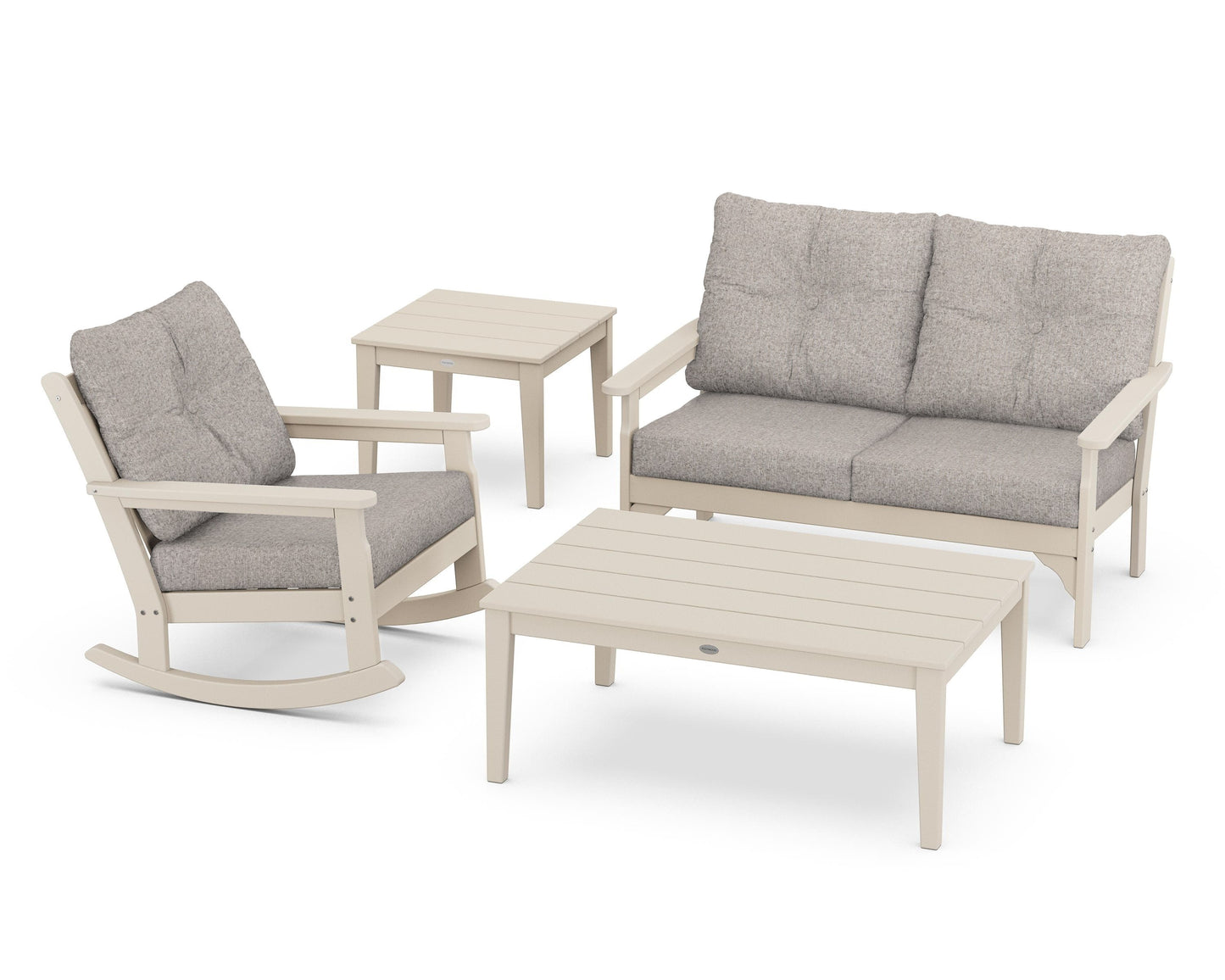 Vineyard 4-Piece Deep Seating Rocker Set