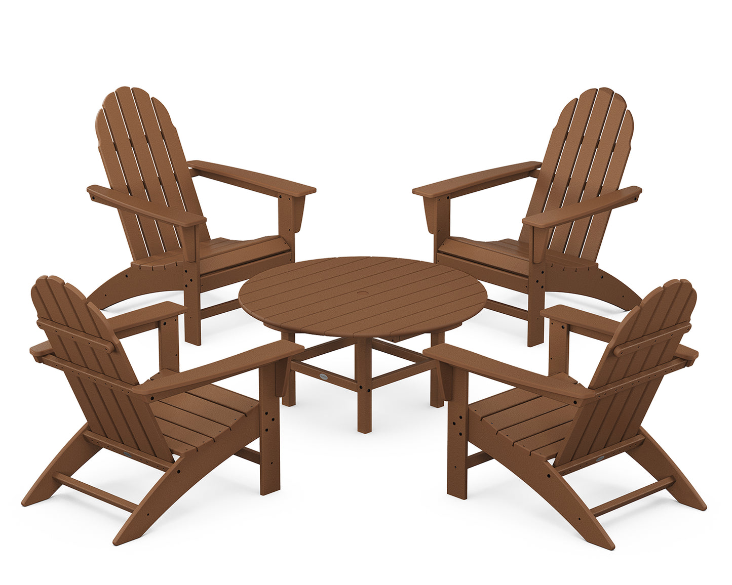 Vineyard 5-Piece Adirondack Chair Conversation Set