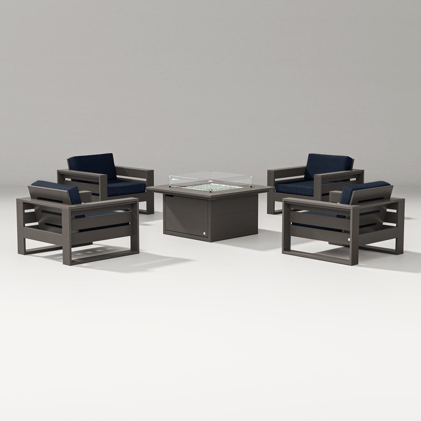 Latitude 5-Piece Lounge Fire Table Set
