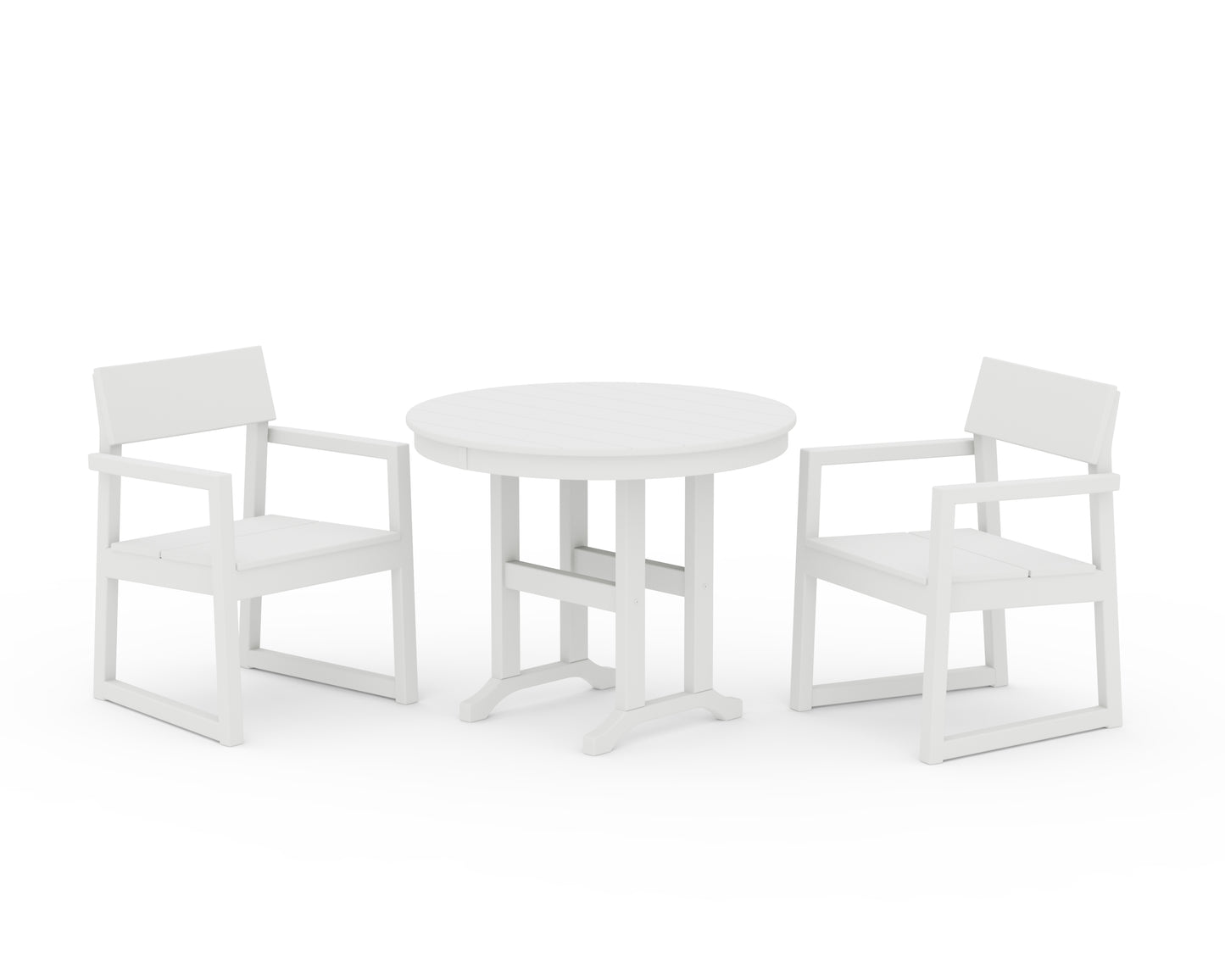 EDGE 3-Piece Round Dining Set