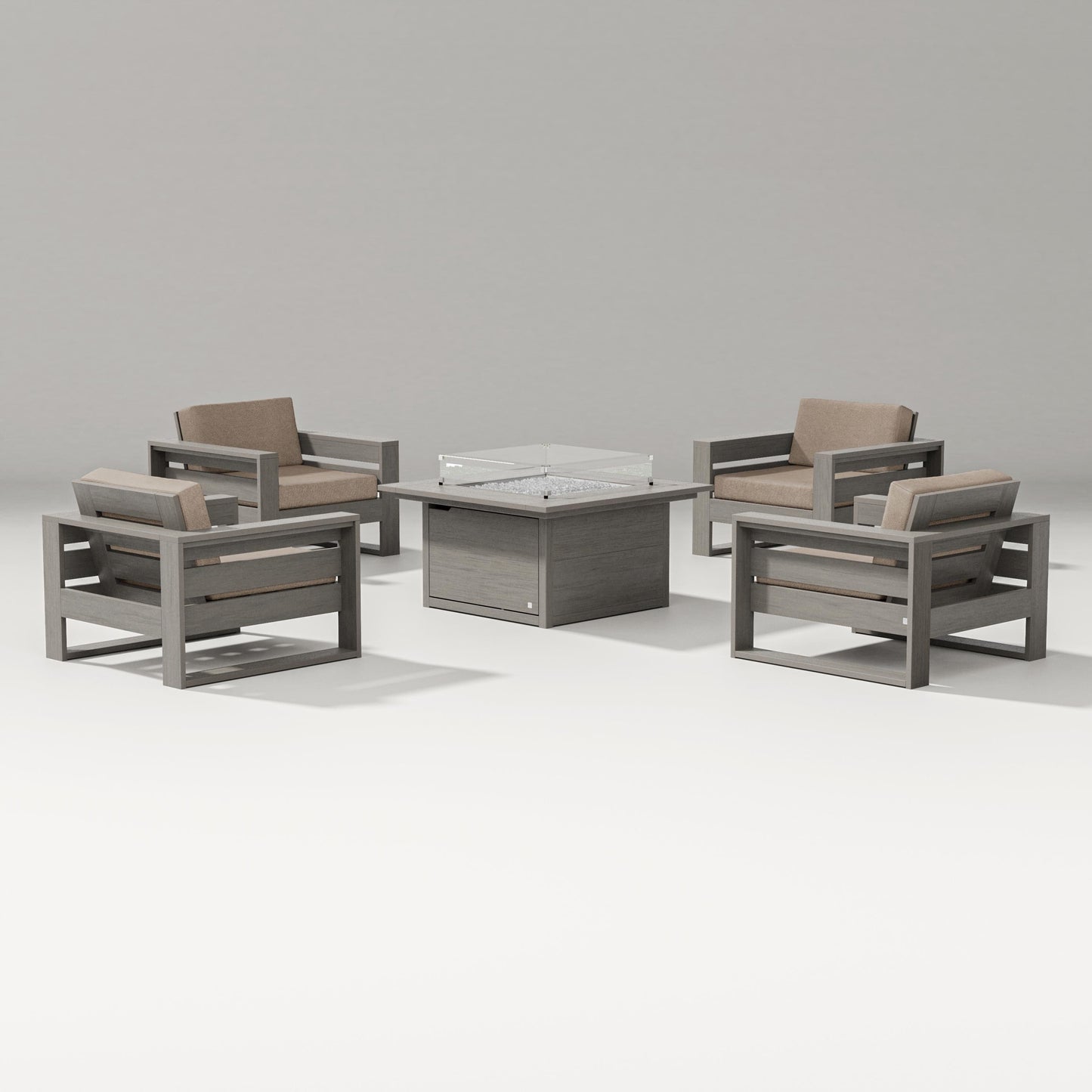 Latitude 5-Piece Lounge Fire Table Set