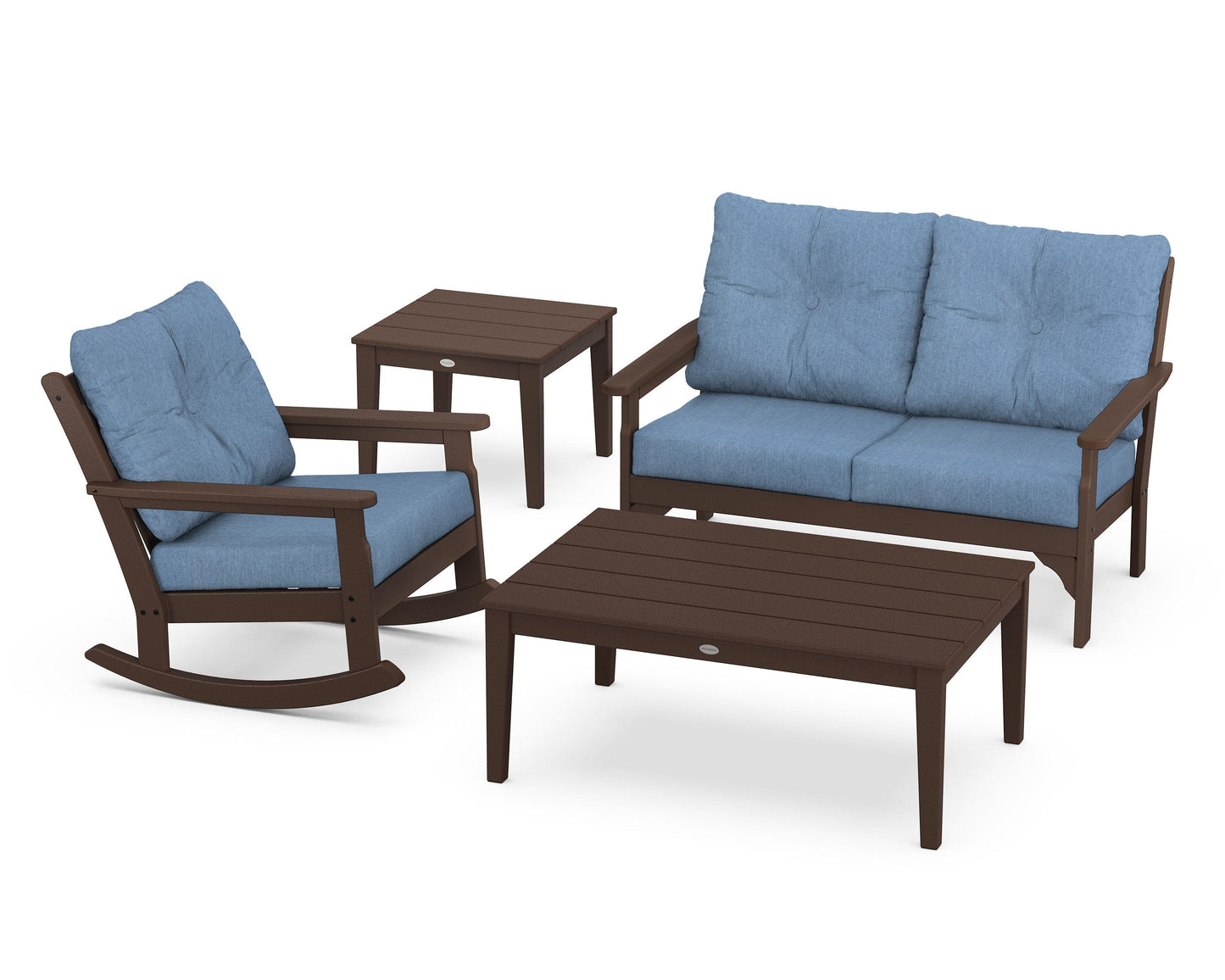 Vineyard 4-Piece Deep Seating Rocker Set