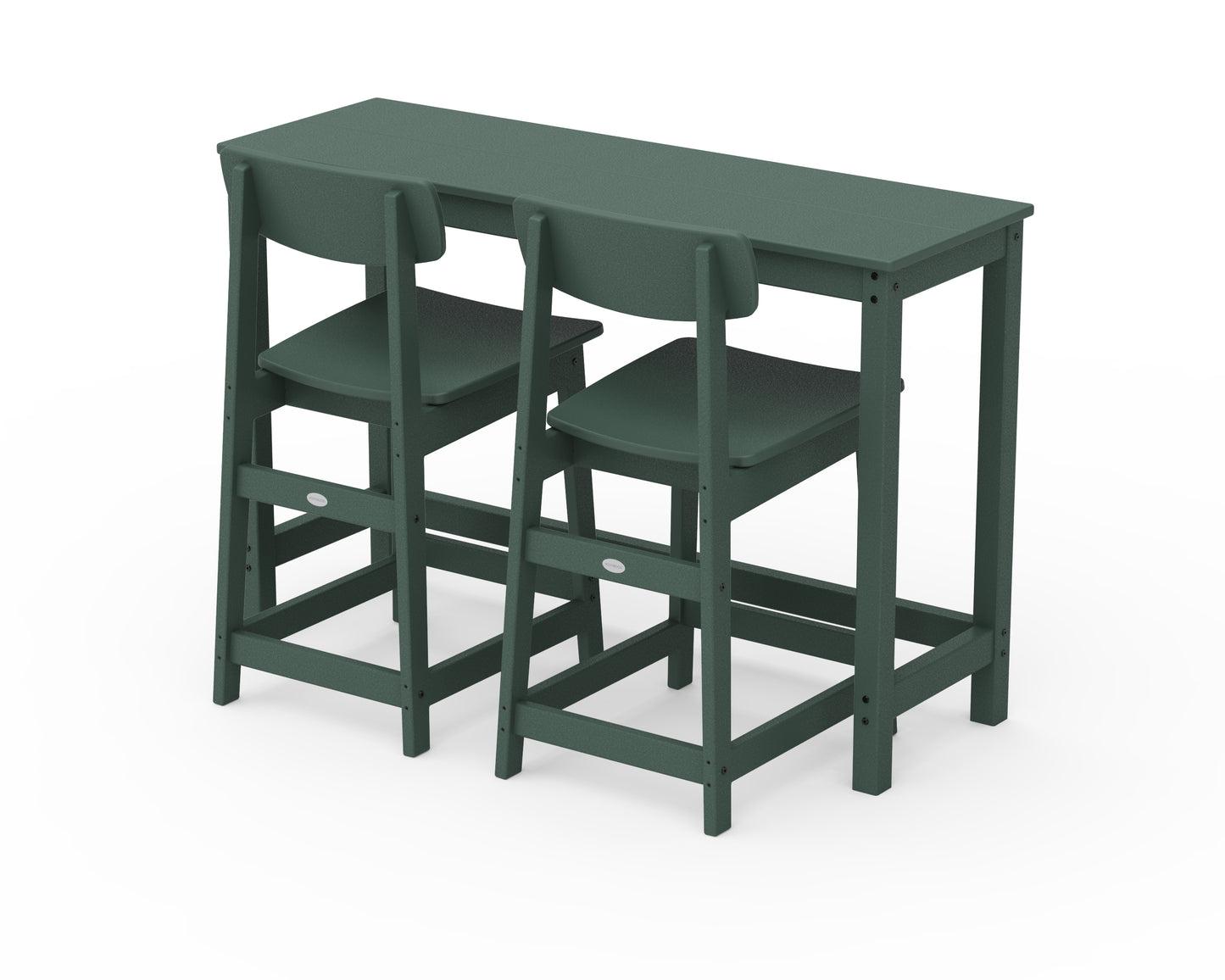 Modern Studio Urban Counter Chair 3-Piece Balcony Set