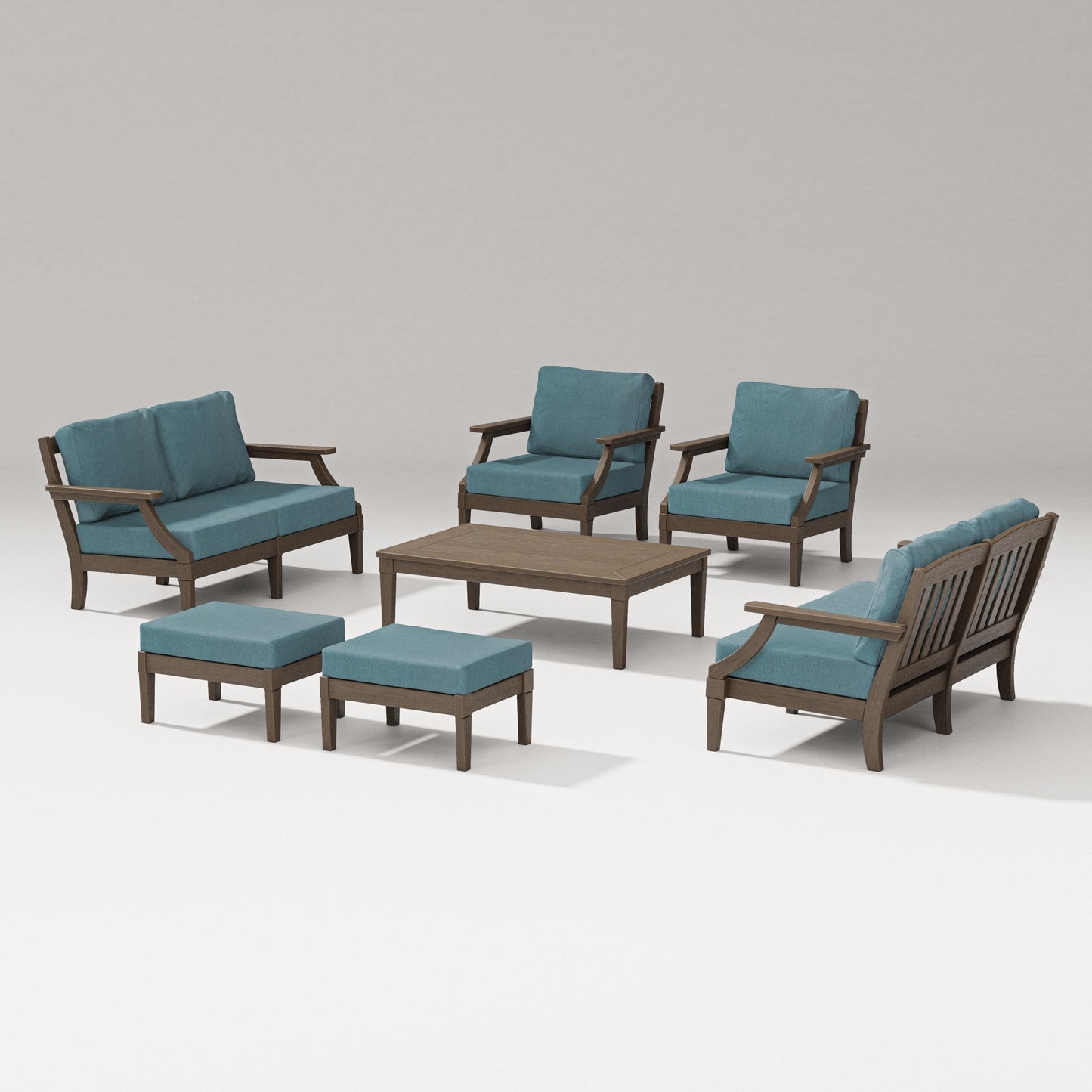 Estate 7-Piece Lounge Loveseat Set
