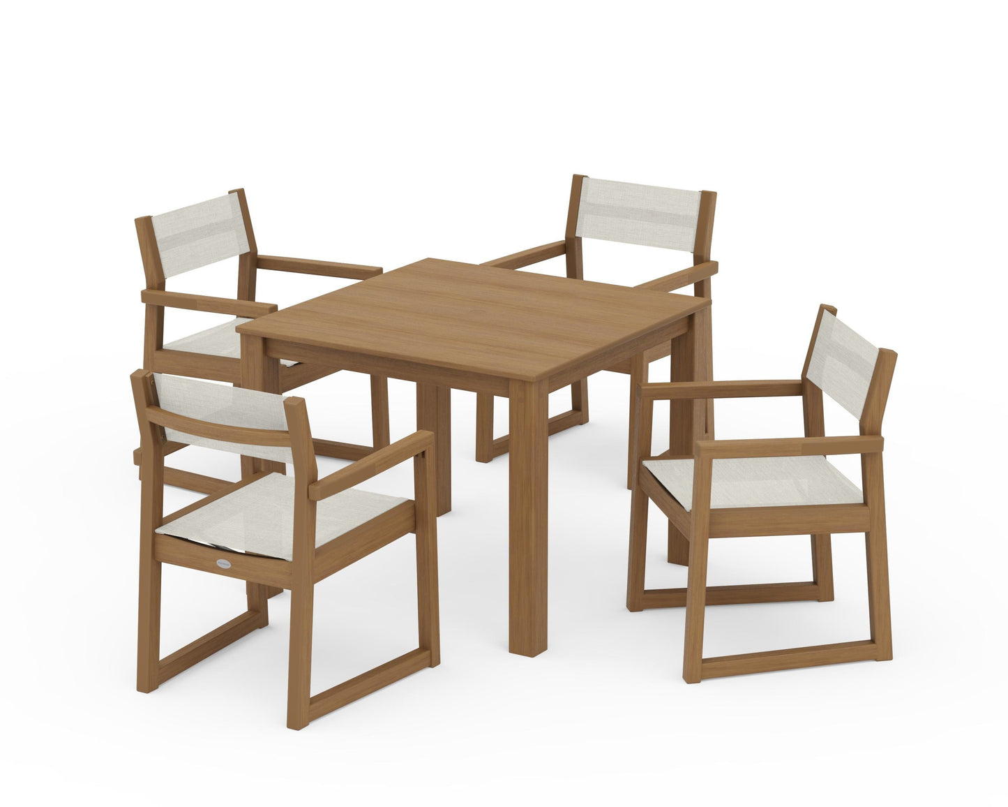 EDGE Sling Arm Chair 5-Piece Parsons Dining Set