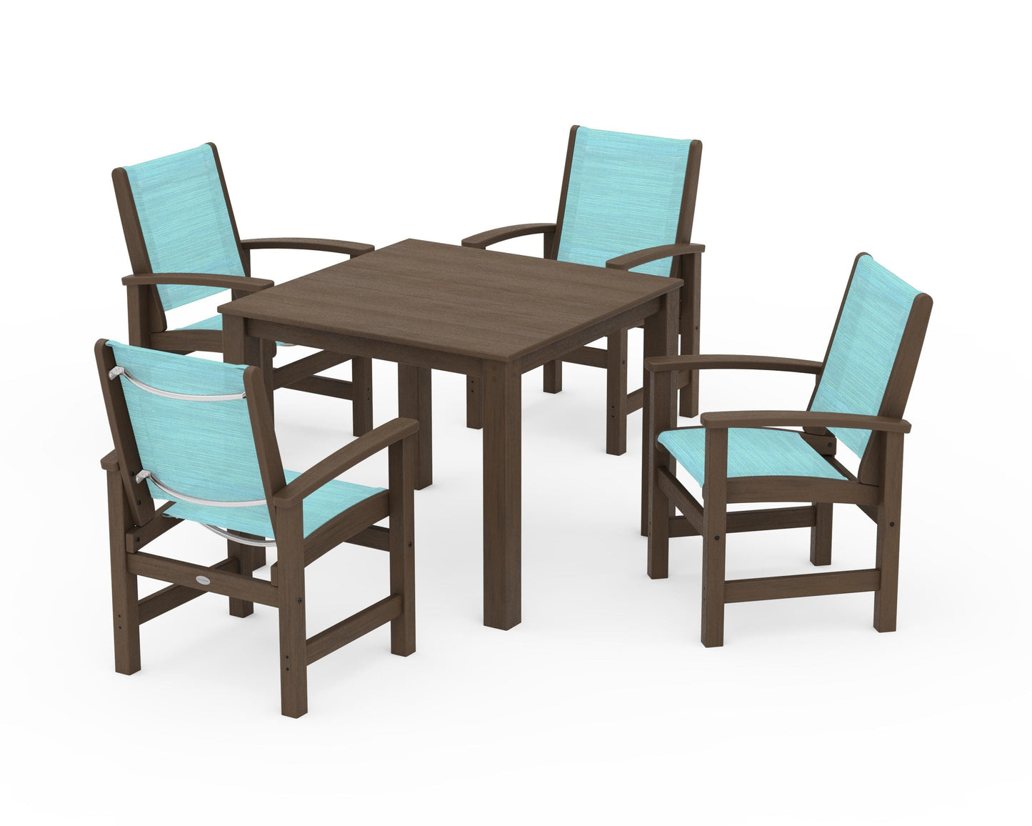Coastal 5-Piece Parsons Dining Set