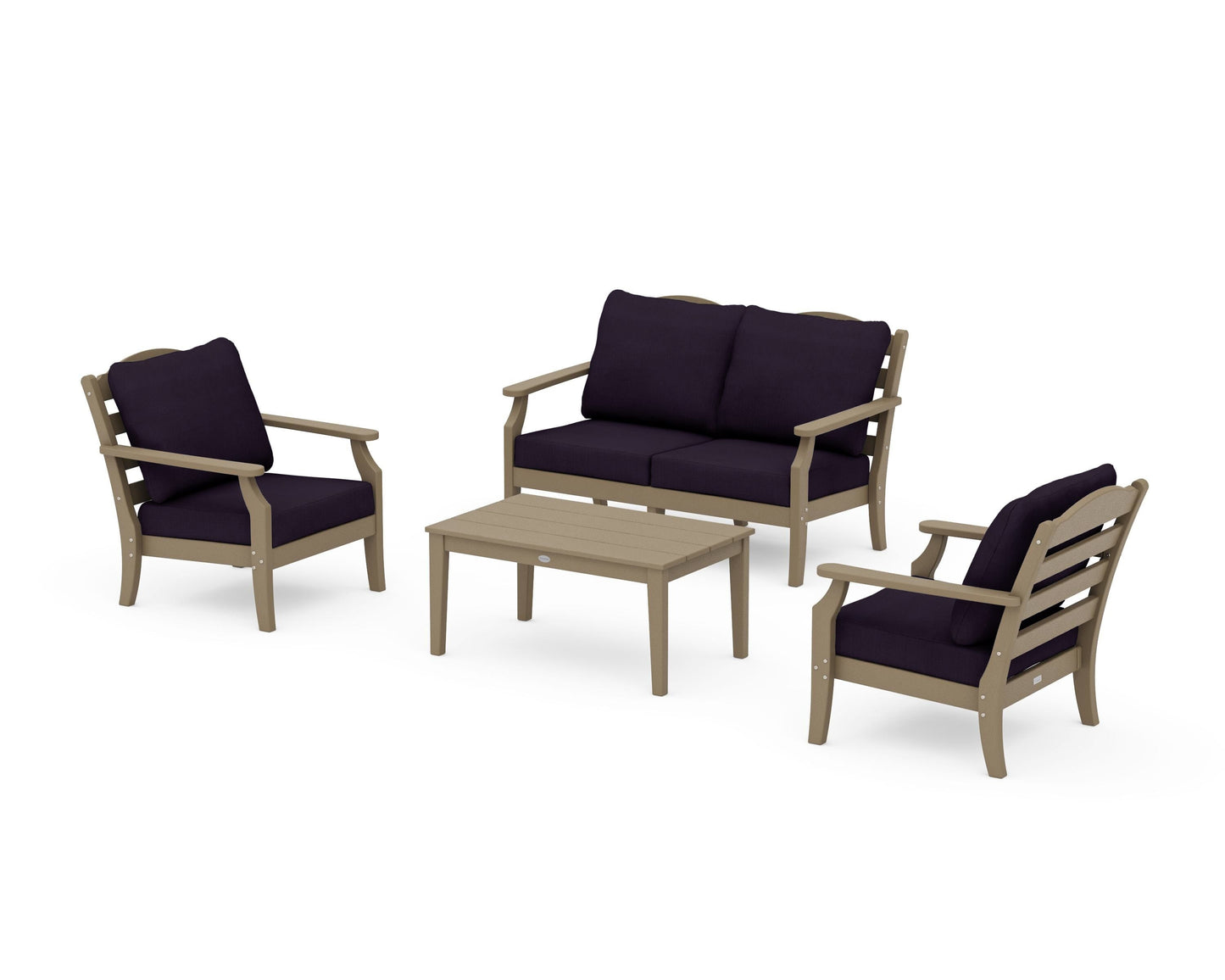 Savannah 4-Piece Deep Seating Set with Loveseat
