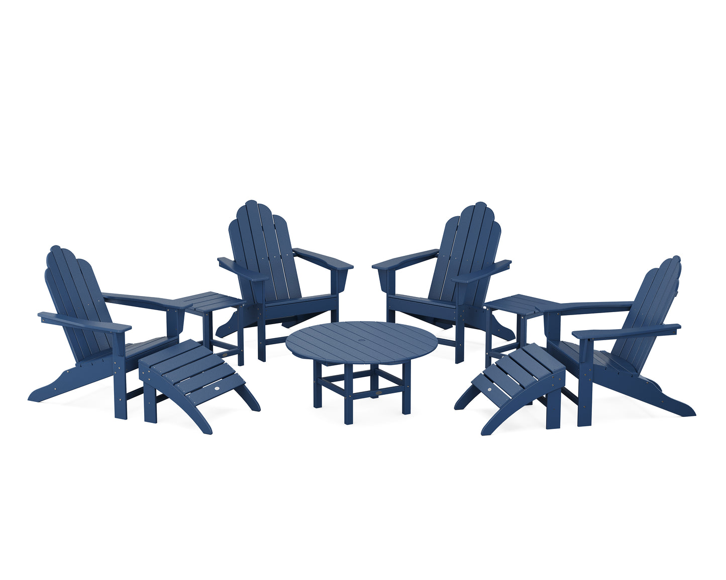 Long Island Adirondack 9-Piece Conversation Group