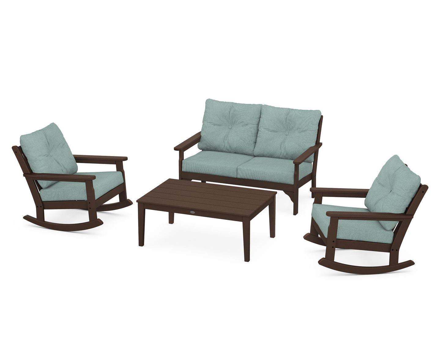 Vineyard 4-Piece Deep Seating Rocking Chair Set