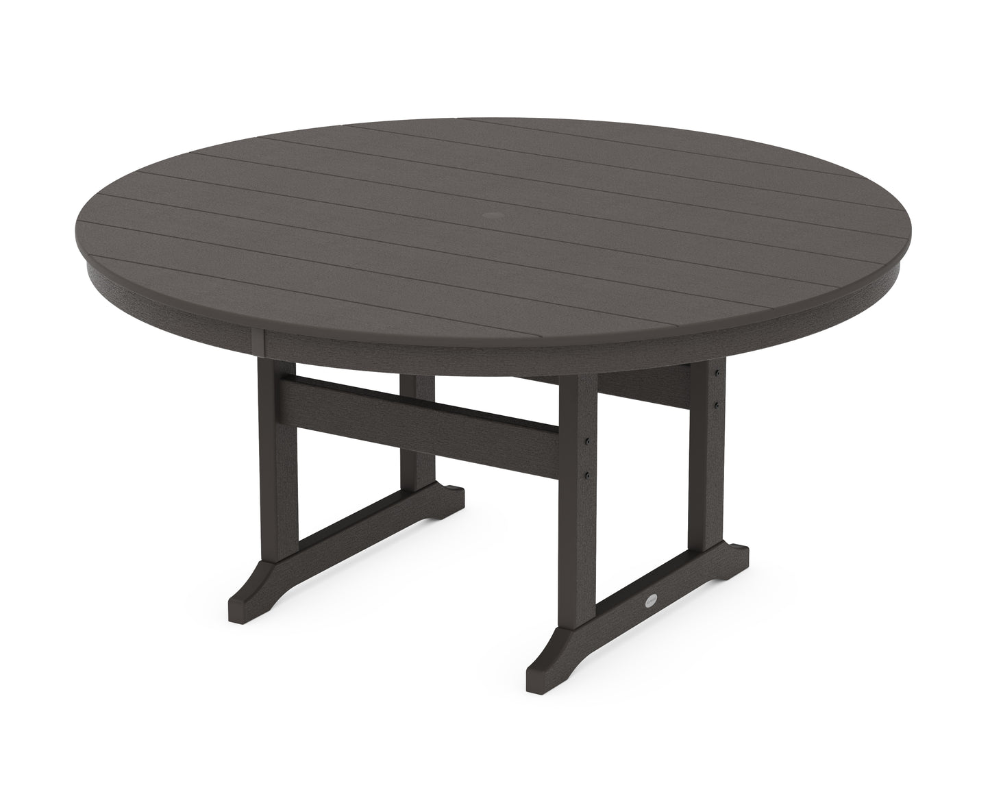 60" Round Farmhouse Dining Table