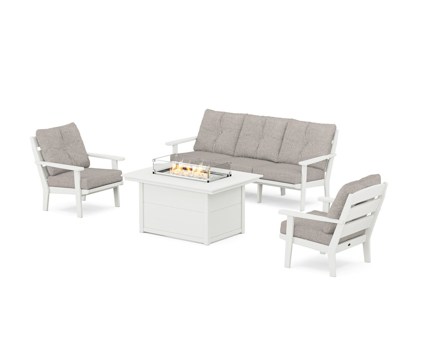 Lakeside Deep Seating Fire Pit Table Set